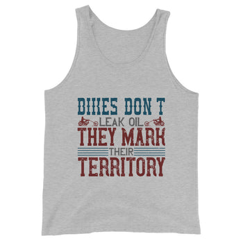 Bikes don't leak oil, they mark their territory