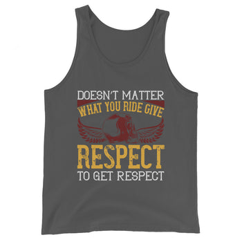 Doesn’t matter what you ride, give respect to get respect