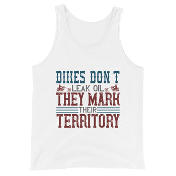 Bikes don't leak oil, they mark their territory