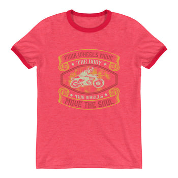 Four wheels move the body