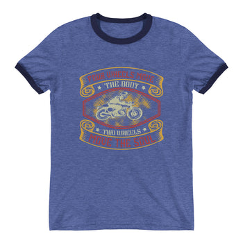 Four wheels move the body