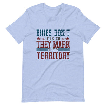 Bikes don't leak oil, they mark their territory