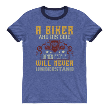 A biker and his bike other people will never understand