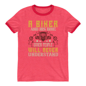 A biker and his bike other people will never understand